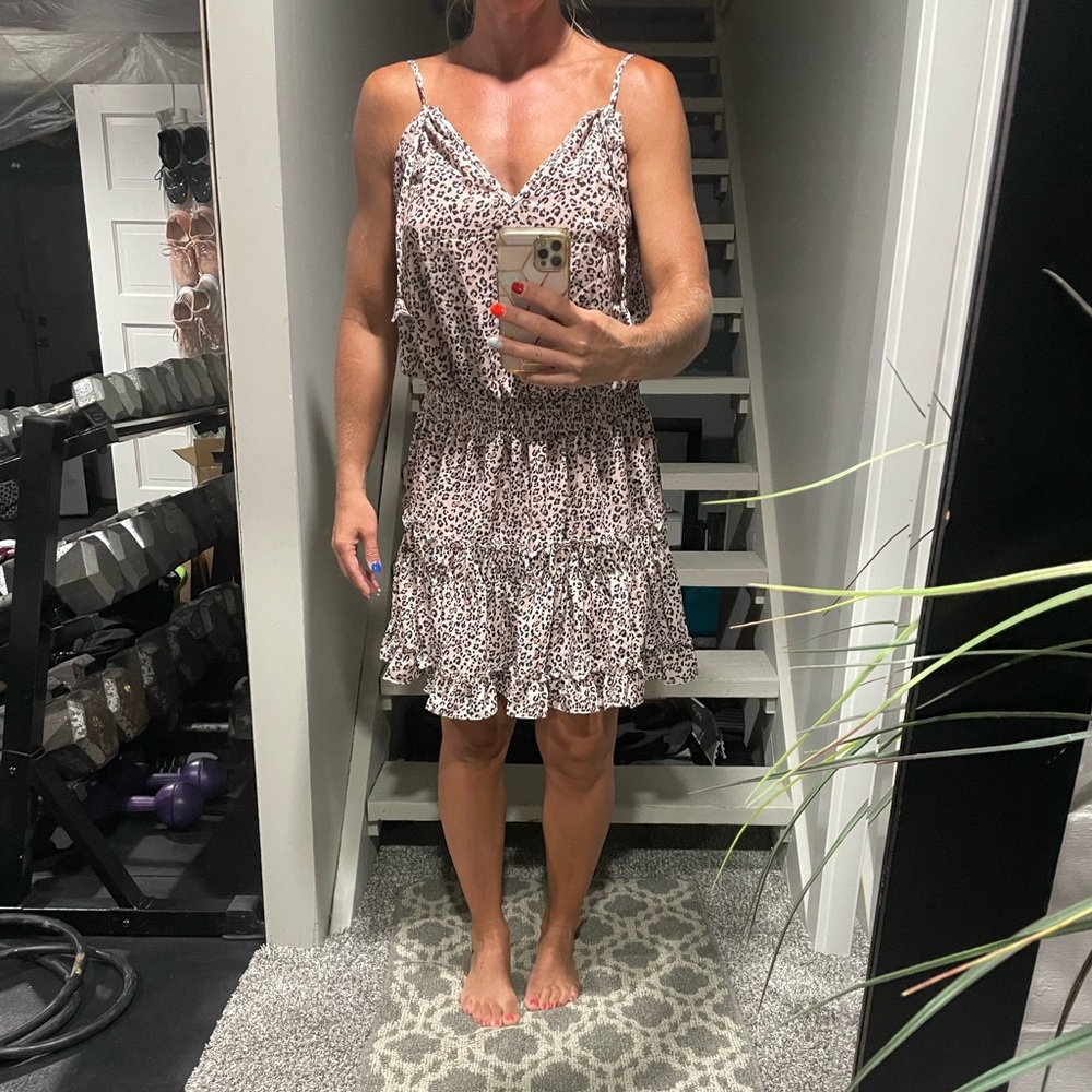 New without tags. Adorable cheetah sundress.